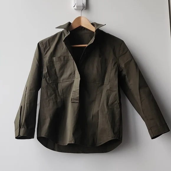 Vintage DKNY Inside Out Reversible Cotton Collared Shirt - Picture 6 of 8